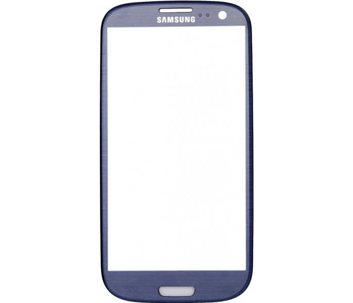 Galaxy S3 Front Screen Glass Replacement (Blue)